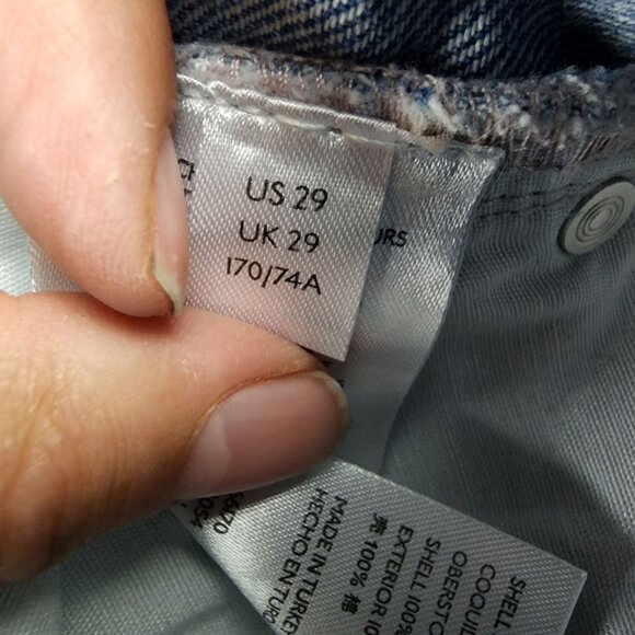 Urban Outfitters Jeans Womens 29 BDG Blue Cotton High Rise Mom *GUC* - Picture 14 of 16